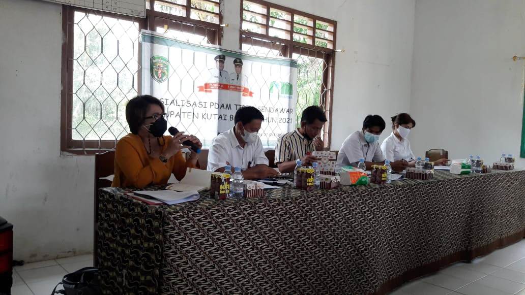 Sosialisasi Sambungan Baru PDAM Tirta Sendawar